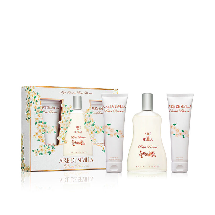 Aire Sevilla SEVILLE AIR WHITE ROSES CASE 3 pcs