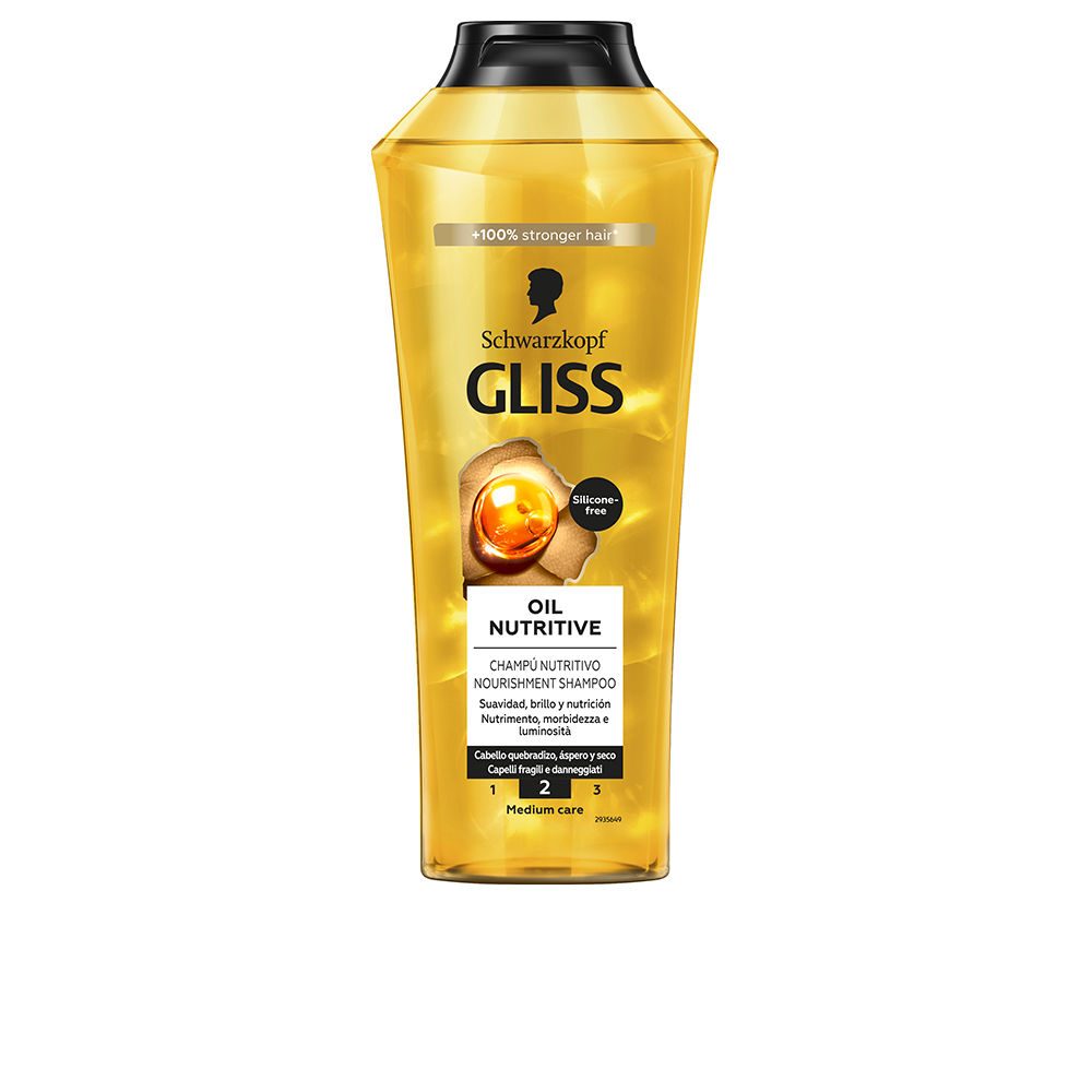 Schwarzkopf Mass Market GLISS OIL NUTRITIVE shampoo 400 ml