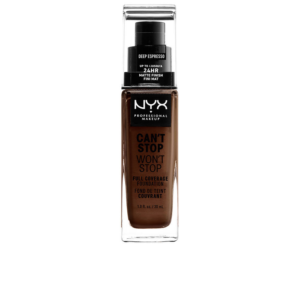 Nyx Professional Make Up CAN'T STOP WON'T STOP full coverage foundation #deep espresso