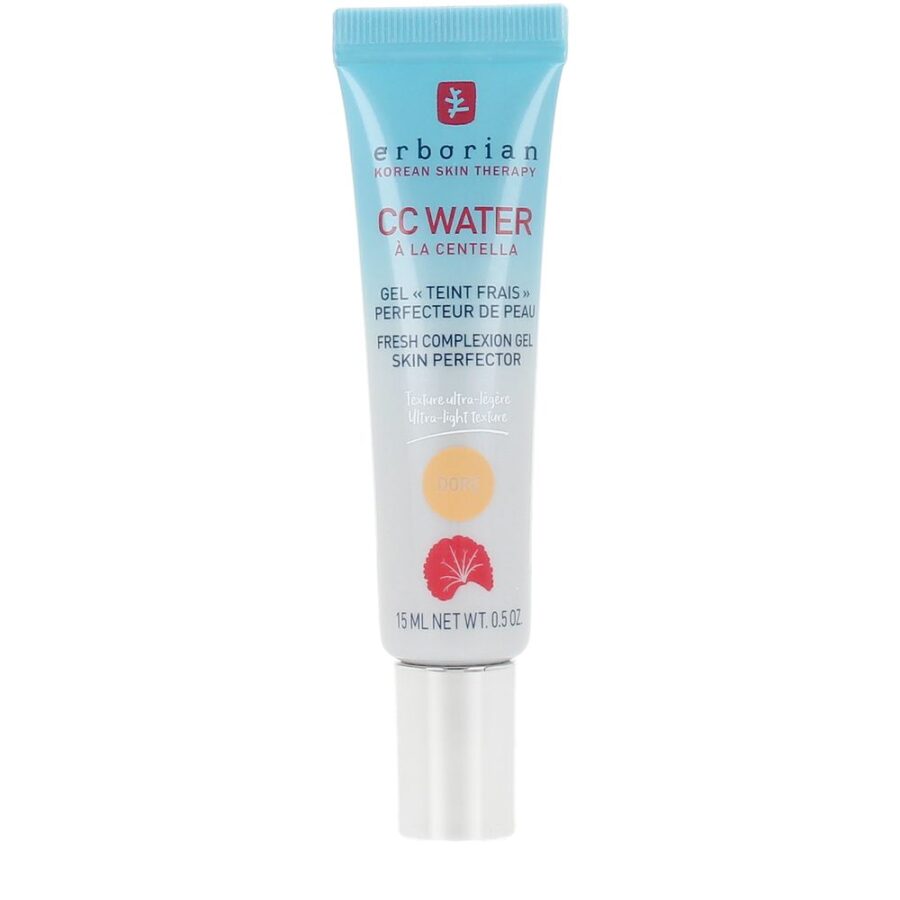 Erborian CC WATER À LA CENTELLA ASIATICA refreshing mattifying gel #gold 15 ml