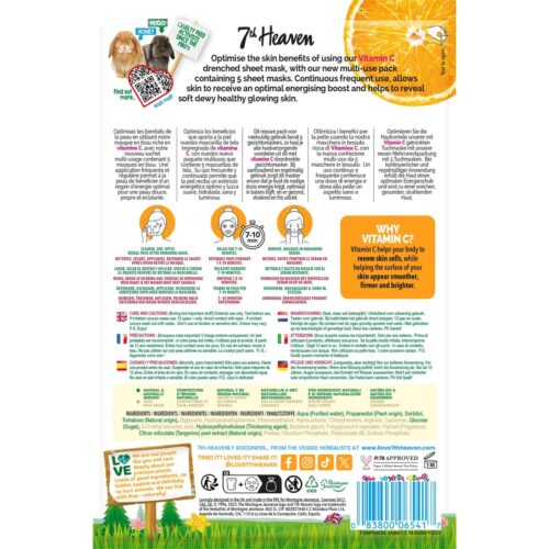 Gezichtscrème 7th Heaven VITAMINA C (5 Stuks)