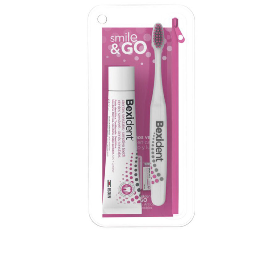 Isdin BEXIDENT SENSITIVE TEETH TRAVEL CASE 3 pcs