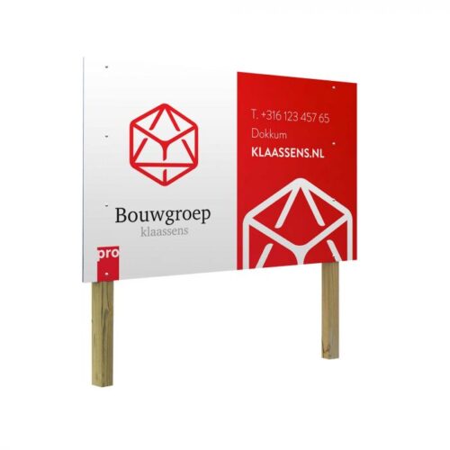 Reclamebord met beschermlak - Afbeelding 2